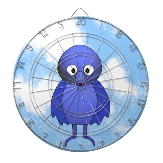 Cible De Fléchettes Oiseau bleu (Devant)