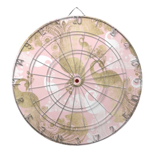 Cible De Fléchettes Oiseau royal rose (Devant)