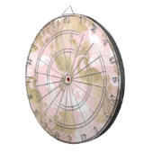 Cible De Fléchettes Oiseau royal rose (Devant droit)