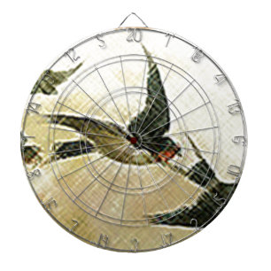 Cible De Fléchettes Oiseaux en vol