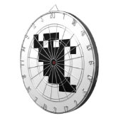 Cible De Fléchettes Ombre fantôme de 8 bits Pixel (Devant droit)