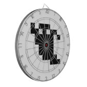 Cible De Fléchettes Ombre fantôme de 8 bits Pixel (Devant gauche)