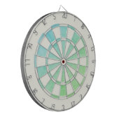 Cible de fléchettes ombrée élégante avec bordure b (Devant gauche)