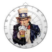 Cible De Fléchettes Oncle Sam (Devant)