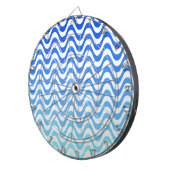 Cible De Fléchettes Ondes bleues dégradantes (Devant droit)