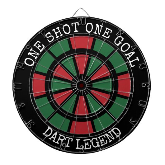 Cible De Fléchettes One Shot One Goal Dartboard Dart Legend (Devant)