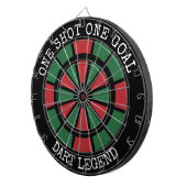 Cible De Fléchettes One Shot One Goal Dartboard Dart Legend (Devant droit)