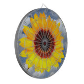 Cible De Fléchettes Only a Sunflower Blossom + your text & ideas (Devant gauche)