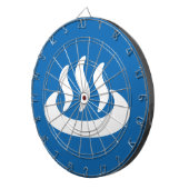 Cible De Fléchettes Onsen ♨ Hot Spring 温 泉 Japonais (Devant droit)