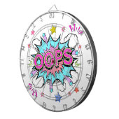 Cible De Fléchettes Oops Pop Art Explosion (Devant droit)