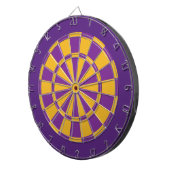 Cible de fléchettes : or, violet et violet foncé (Devant droit)