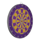 Cible de fléchettes : or, violet et violet foncé (Devant gauche)