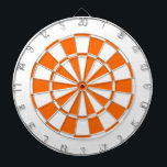 Cible De Fléchettes orange et blanc<br><div class="desc">blanc et orange. asyrum. maydaze</div>