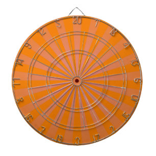 Cible De Fléchettes Orange Funky Rayons Retro