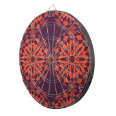 Cible De Fléchettes Orange purple cool, unique (Devant droit)