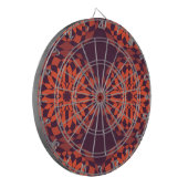 Cible De Fléchettes Orange purple cool, unique (Devant gauche)