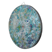 Cible De Fléchettes Original Moderne Un Design D'Art Abstrait (Devant droit)