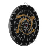 Cible De Fléchettes Ornement doré (Devant gauche)