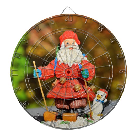 Cible De Fléchettes Ornement du Père Noël (Devant)