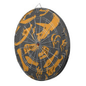 Cible De Fléchettes Os de dinosaure (gris) (Devant droit)