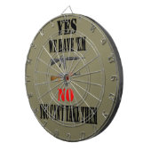 CIBLE DE FLÉCHETTES OUI NOUS LES AVONS (Devant droit)