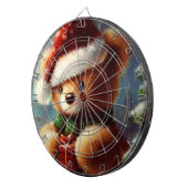 Cible De Fléchettes Ours en peluche de Noël (2) (Devant droit)