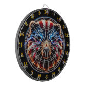 Cible De Fléchettes Ours flamboyant aux yeux brillants (Devant gauche)