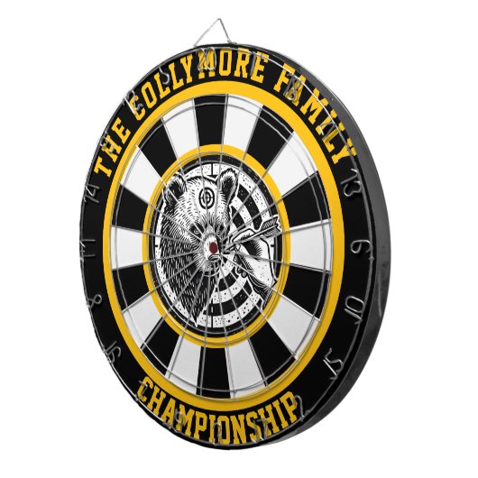 Cible De Fléchettes Ours grizzli ciblé (Devant droit)