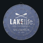 Cible De Fléchettes Pagaies Lake Life personnalisées<br><div class="desc">Message-moi si vous avez besoin d'aide ou avez des demandes spéciales.</div>