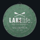 Cible De Fléchettes Pagaies Lake Life personnalisées<br><div class="desc">Message-moi si vous avez besoin d'aide ou avez des demandes spéciales.</div>