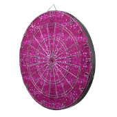 Cible De Fléchettes paillettes rose (Devant droit)