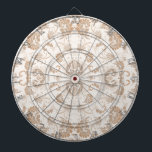 Cible De Fléchettes Paisley en beige esthétique moderne Tan Brown<br><div class="desc">Paisley en beige esthétique moderne Tan Brown</div>