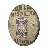 Cible De Fléchettes Paix Recherchée, Amour et Inspiration : Diffuser H (Devant droit)