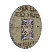 Cible De Fléchettes Paix Recherchée, Amour et Inspiration : Diffuser H (Devant gauche)