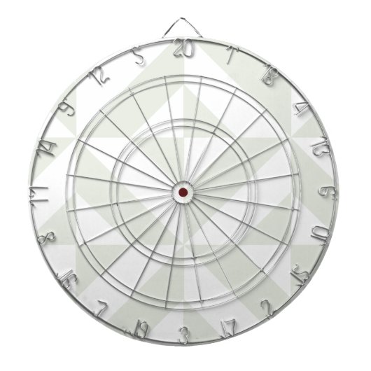 Cible De Fléchettes Pale Gray Geometric Deco Cube Pattern (Devant)