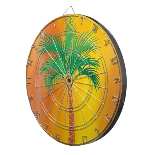 Cible de flechettes Palm Tree (Devant droit)