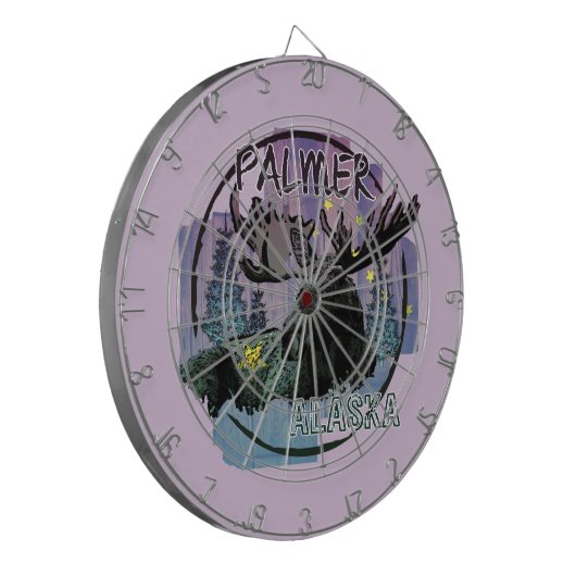 Cible De Fléchettes Palmer Alaska rustique orignal (Devant gauche)