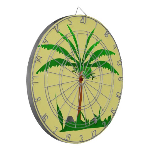 Cible De Fléchettes Palmier (Devant gauche)