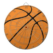 Cible De Fléchettes Panier de basketball moderne orange noir personnal (Devant)
