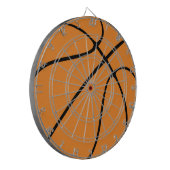 Cible De Fléchettes Panier de basketball moderne orange noir personnal (Devant gauche)
