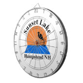 Cible De Fléchettes Panneau arrière du lac Sunset (Devant droit)