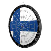 Cible De Fléchettes Panneau de Drapeau Finlande & Finnois / Jeu (Devant droit)