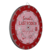 Cible De Fléchettes Panneau de fête de Bachelorette Rodeo avec dartboa (Devant gauche)