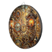 Cible De Fléchettes Panneau de fléchettes Art Steampunk (Devant droit)