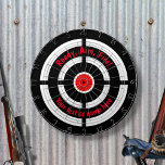 Cible De Fléchettes Panneau de fléchettes de tir Aim Ready<br><div class="desc">Pratique cible avec les Ready,  Aim,  Fire,  dart board. Amusez-vous pendant des heures avec votre famille et vos amis. Customisez avec votre nom et votre texte.</div>