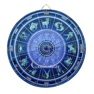 Cible De Fléchettes Panneau solaire Zodiac Calendrier Astrologie Thund