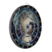 Cible De Fléchettes Panthère noire réfléchie dans la régulation de l'e (Devant gauche)