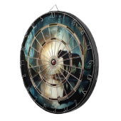 Cible De Fléchettes Panthère noire reflétée dans la régulation de l'ea (Devant droit)