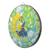 Cible De Fléchettes paon à fleurs (Devant droit)