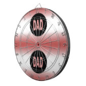 Cible De Fléchettes Papa à deux tons (Devant droit)